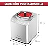MAGIMIX Sorbetière 11680 Gelato Expert, Máquina de helados profesional, Turbina de helados, helado italiano, helado artesanal, granizado