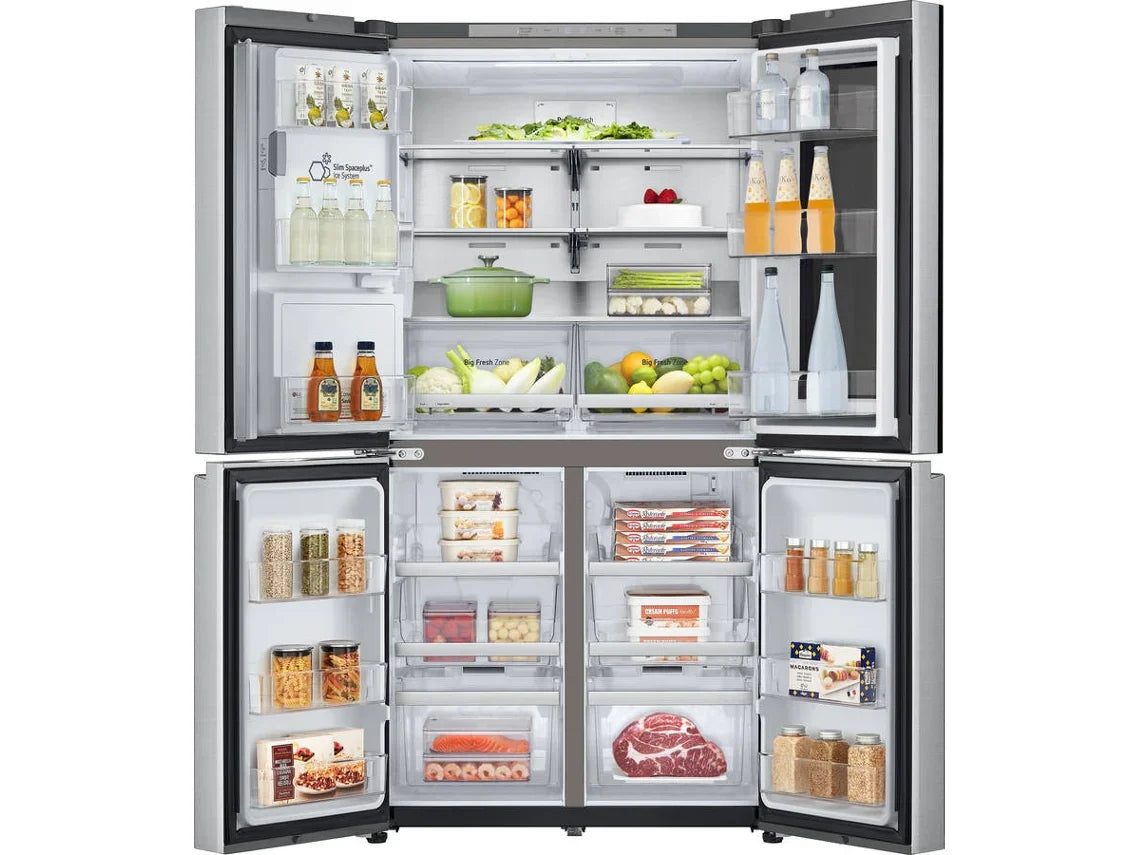 Frigorífico Americano SBS LG GMG960MBJE INSTAVIEW DOOR (No Frost - 179.2 cm - 638 L - Inox)