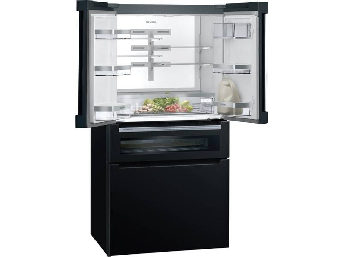 Frigorífico Americano SIEMENS KF96RSBEA (No Frost - 183 cm - 572 L - Negro)