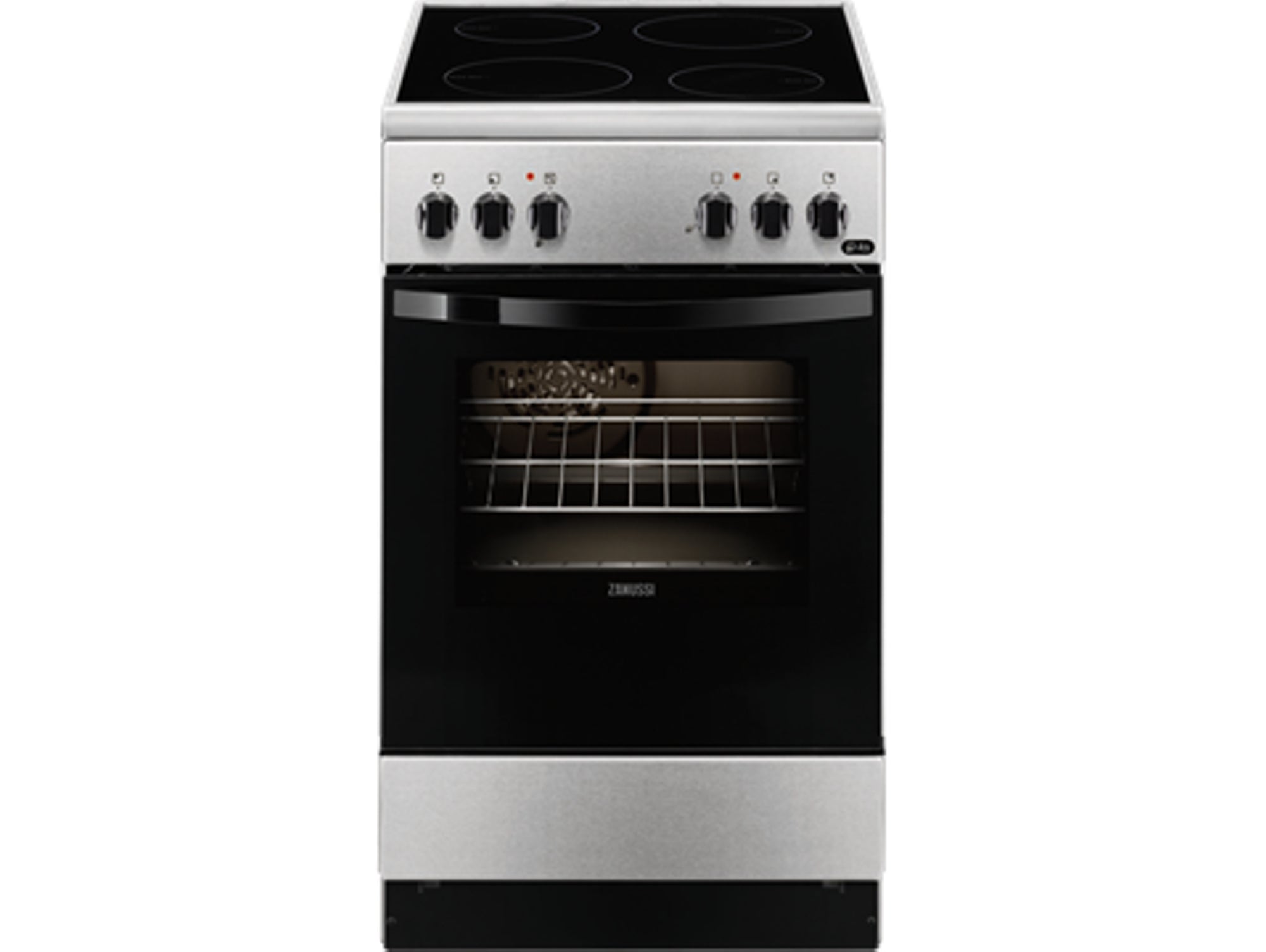 Cocina ZANUSSI ZCV550G1XA (54 L - Eléctrico de Vitrocerámica - Inox) 50x60