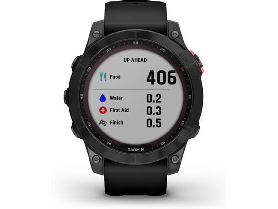 Reloj Deportivo GARMIN Fenix 7 Solar (Bluetooth - Hasta 14 días de autonomia con Energia Solar - Negro)