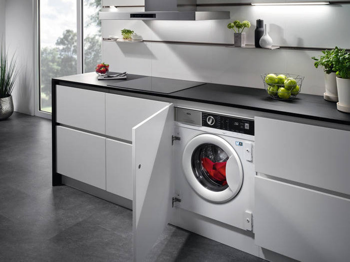 Lavadora Integrable AEG LFN7G8434F (8 kg - 1400 rpm - Blanco)