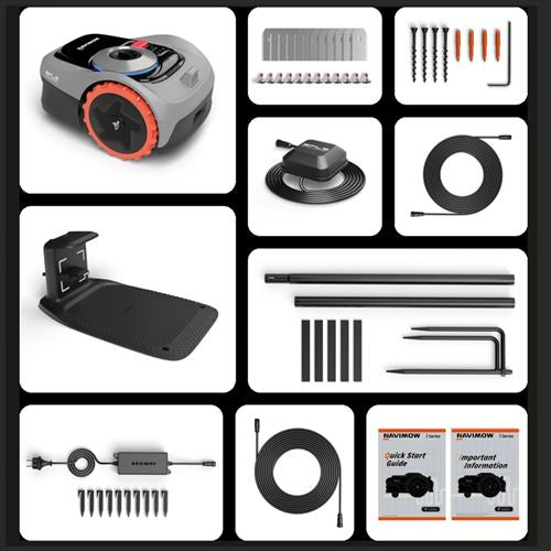 Robot cortacésped Navimow i105E 55 W Gris