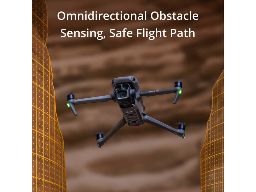 Drone DJI Mavic 3 Pro con DJI RC (5.1K - Autonomía: Hasta 43 minutos - Negro)