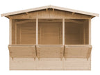 Caseta de Jardín de Madera TIMBELA M150A (6 M² - 232 x 336 x 263 cm)