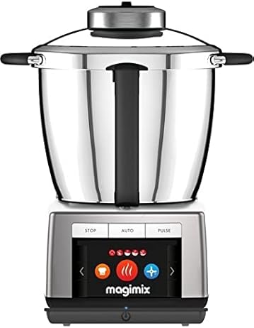 Magimix Cook Expert Conectado XL - Robot de cocina multifunción 4,8 L, motor profesional 1800 W, cromo platino