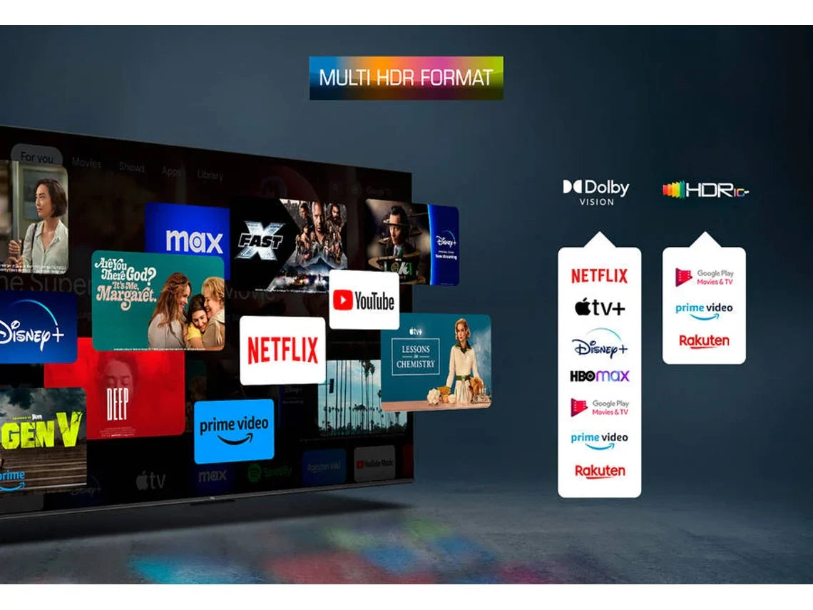 TV TCL 98C655 (QLED - 98'' - 249 cm - 4K Ultra HD - Smart TV)