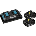 Cortacésped inalámbrico Makita DLM463PT2 con 2 baterías de 5,0 Ah