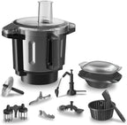 Cecotec Robot de Cocina Multifunción con Dosificador de Alimentos Mambo CooKing Unique. 2200 W, 45 Funciones, Recetas Guiadas, Recipiente Único de 5L, Accesorios: Vaporera o Paleta para Guisos