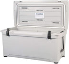 Cubo para hielo Engel Coolers ENG80 | Nevera rotomoldeada de alto rendimiento y durabilidad, capacidad para 75 latas, sin costuras, ideal para camping, caza y pesca - Gris mate