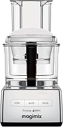 MAGIMIX 4200 XL Robot de cocina compacto y versátil 18472F, FABRICADO EN FRANCIA, Cromo Brillante