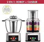Magimix Cook Expert Conectado - Robot de cocina multifunción Connect 3,5L, Motor profesional 1700W, Cromo mate