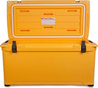Nevera Engel Coolers ENG80 | Nevera rotomoldeada de alto rendimiento y durabilidad, sin costuras, con capacidad para 75 latas, ideal para camping, caza y pesca – Color Iced Mango