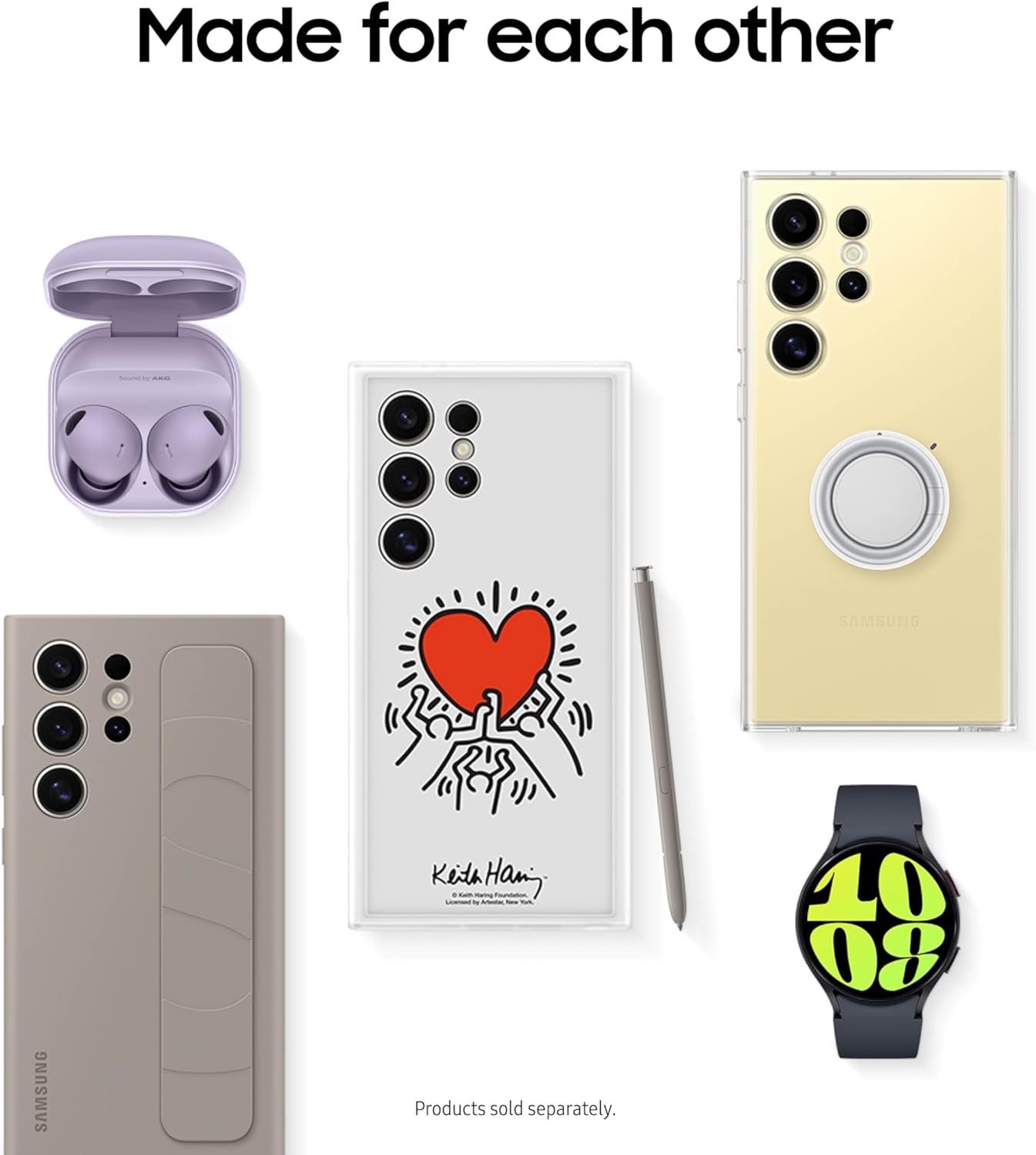 Teléfono móvil Samsung Galaxy S24 Ultra, smartphone con IA de 256 GB, Android desbloqueado, cámara de 200 MP con zoom de 100x, procesador rápido, batería de larga duración, pantalla de borde a borde, S Pen, versión de EE. UU., 2024, color negro titanio.