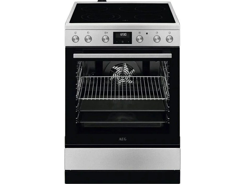 Cocina Vitrocerámica AEG CCB6642CBM (Eléctrico - 59,6 cm - Inox)