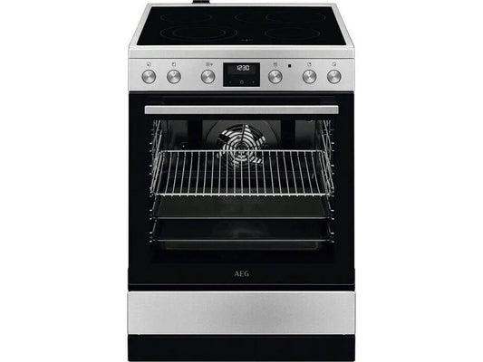 Cocina Vitrocerámica AEG CCB6642CBM (Eléctrico - 59,6 cm - Inox)