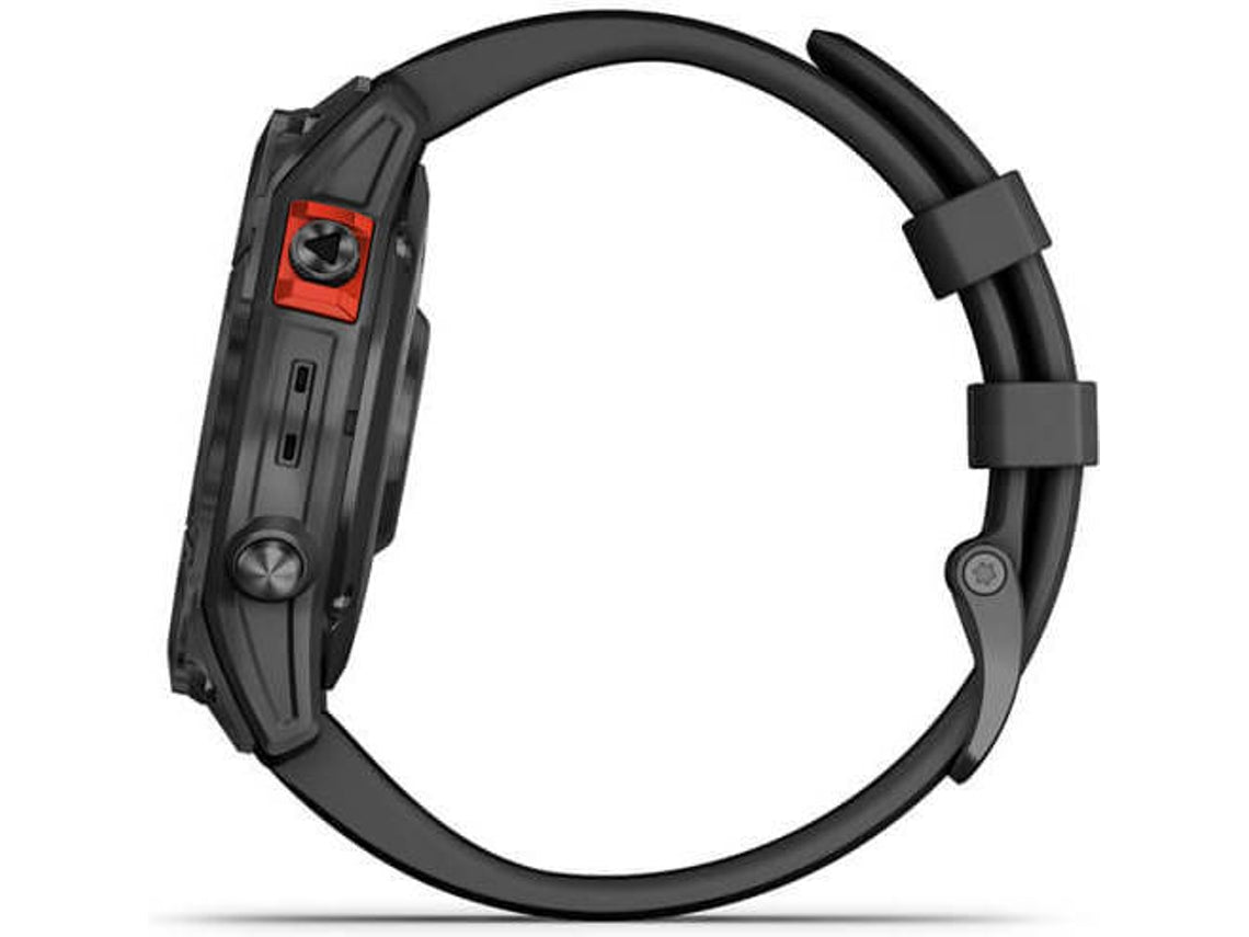 Reloj Deportivo GARMIN Fenix 7 Solar (Bluetooth - Hasta 14 días de autonomia con Energia Solar - Negro)
