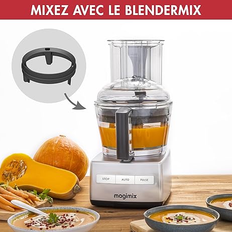 Magimix Robot de cocina 18592 CS 5200 XL Cromo - Magimix 5200 XL - Fabricado EN FRANCIA