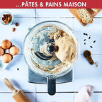 MAGIMIX 4200 XL Robot de cocina compacto y versátil 18472F, FABRICADO EN FRANCIA, Cromo Brillante