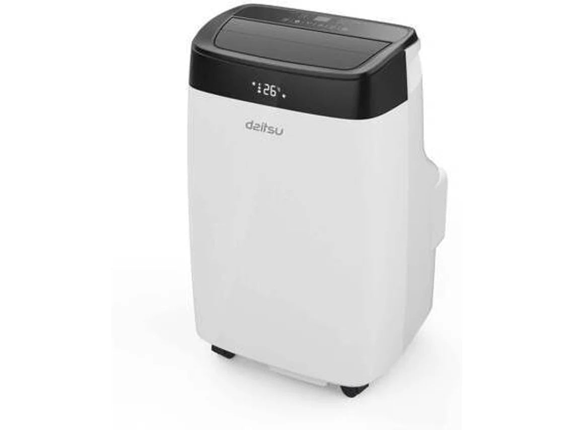 Aire Acondicionado Portátil DAITSU APD 12FCX c/ Bomba de calor (24 m² - 12000 BTU - Blanco)