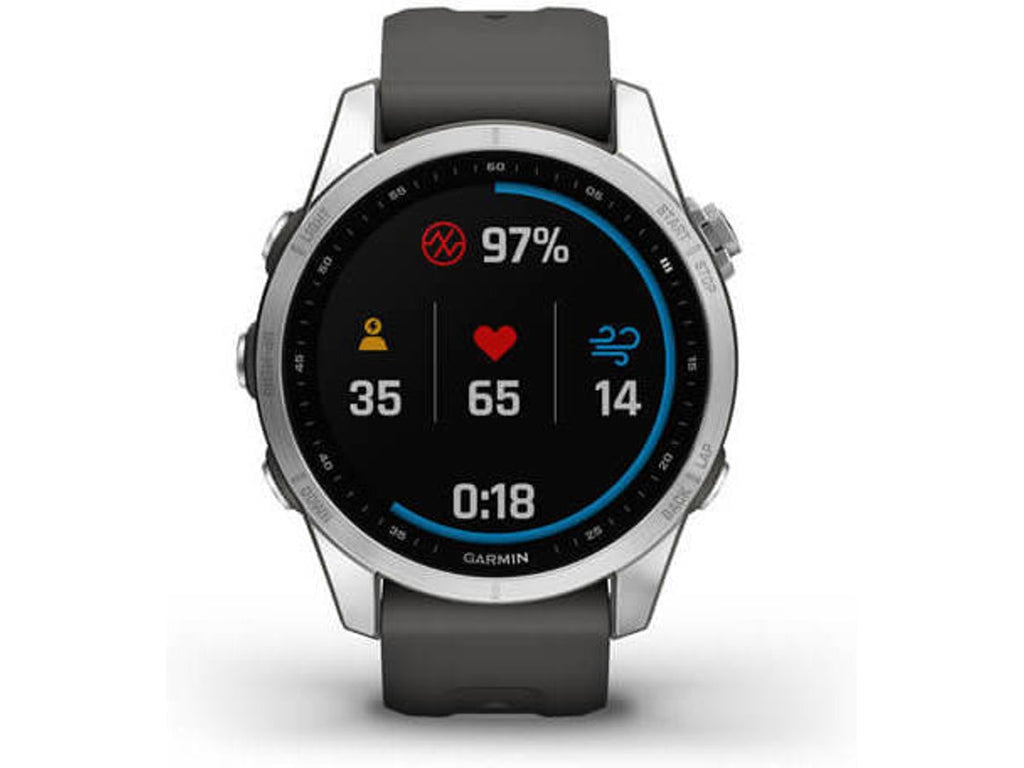 Reloj Deportivo GARMIN Fenix 7S (Bluetooth - Hasta 18 días de autonomia - Gris)