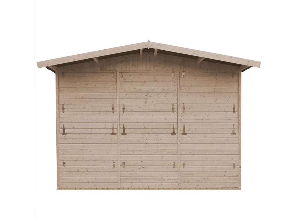 Caseta de Jardín de Madera TIMBELA M150A (6 M² - 232 x 336 x 263 cm)