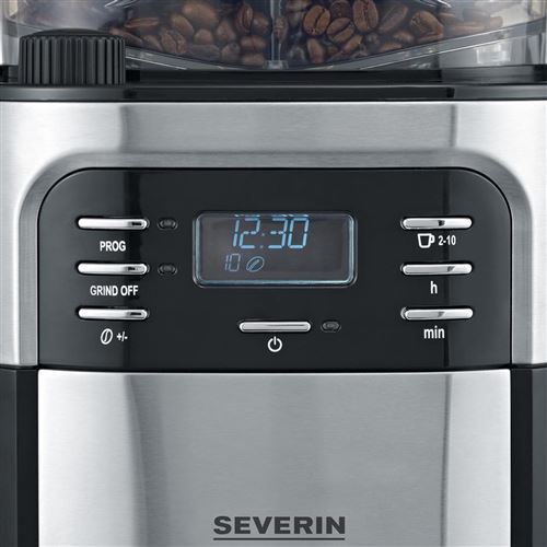 SEVERIN KA 4810 - Cafetera - 10 tazas - acero inoxidable/negro