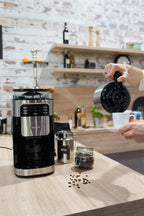 SEVERIN KA 4810 - Cafetera - 10 tazas - acero inoxidable/negro