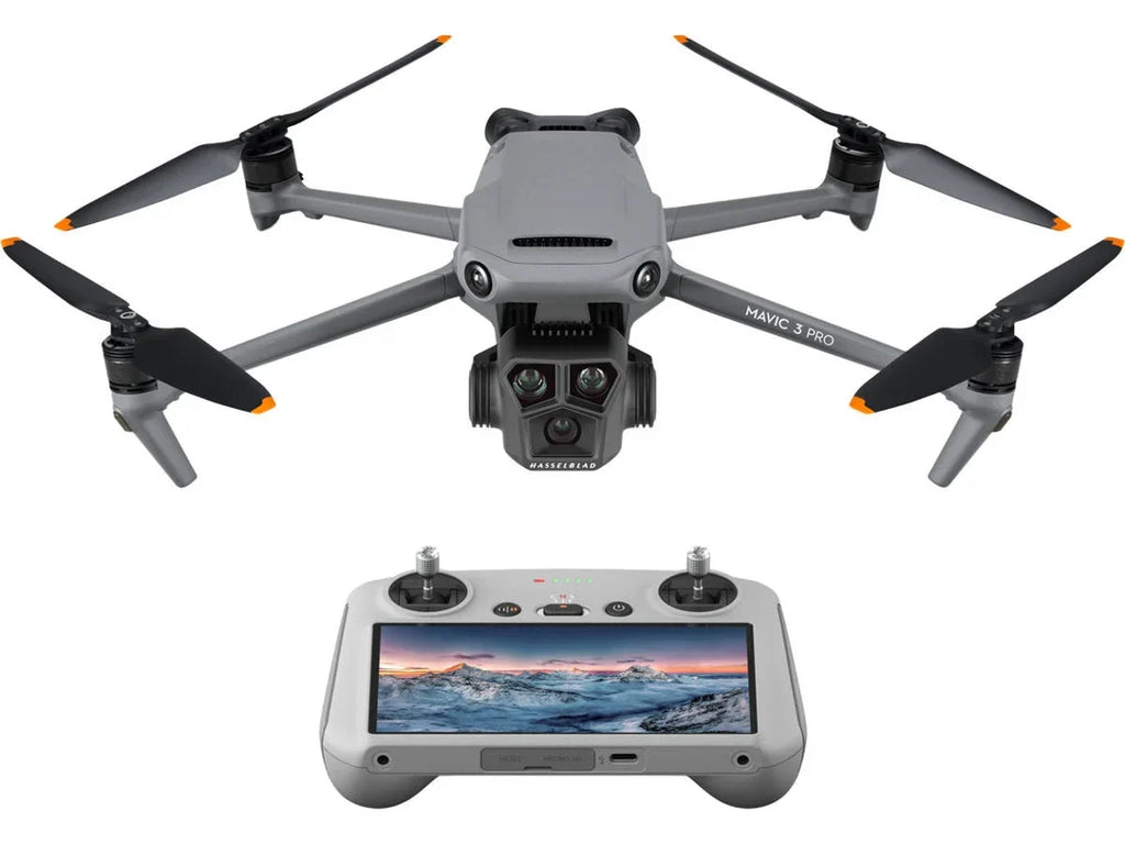 Drone DJI Mavic 3 Pro con DJI RC (5.1K - Autonomía: Hasta 43 minutos - Negro)