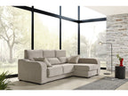 Chaiselongue Zafiro 3 Plazas Tela Derecha Color Beige