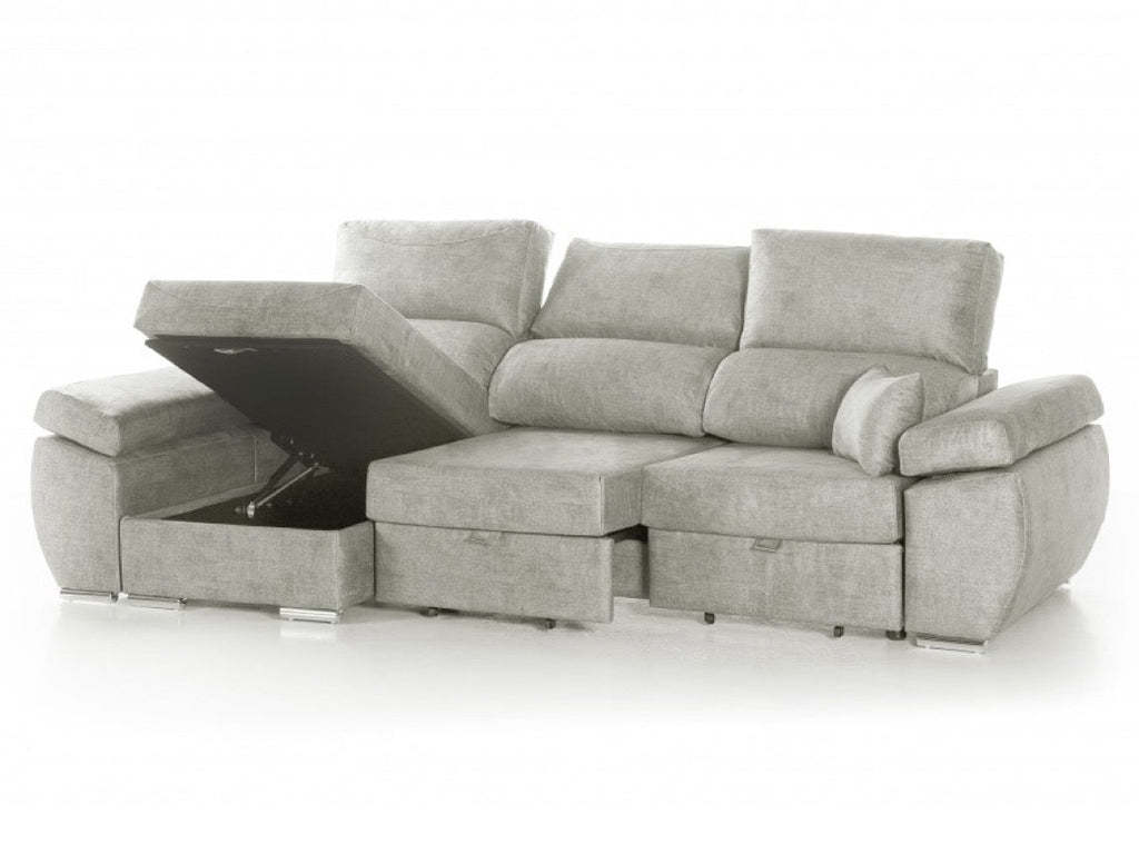 Chaiselongue Reversible Indico Plata Izquierda