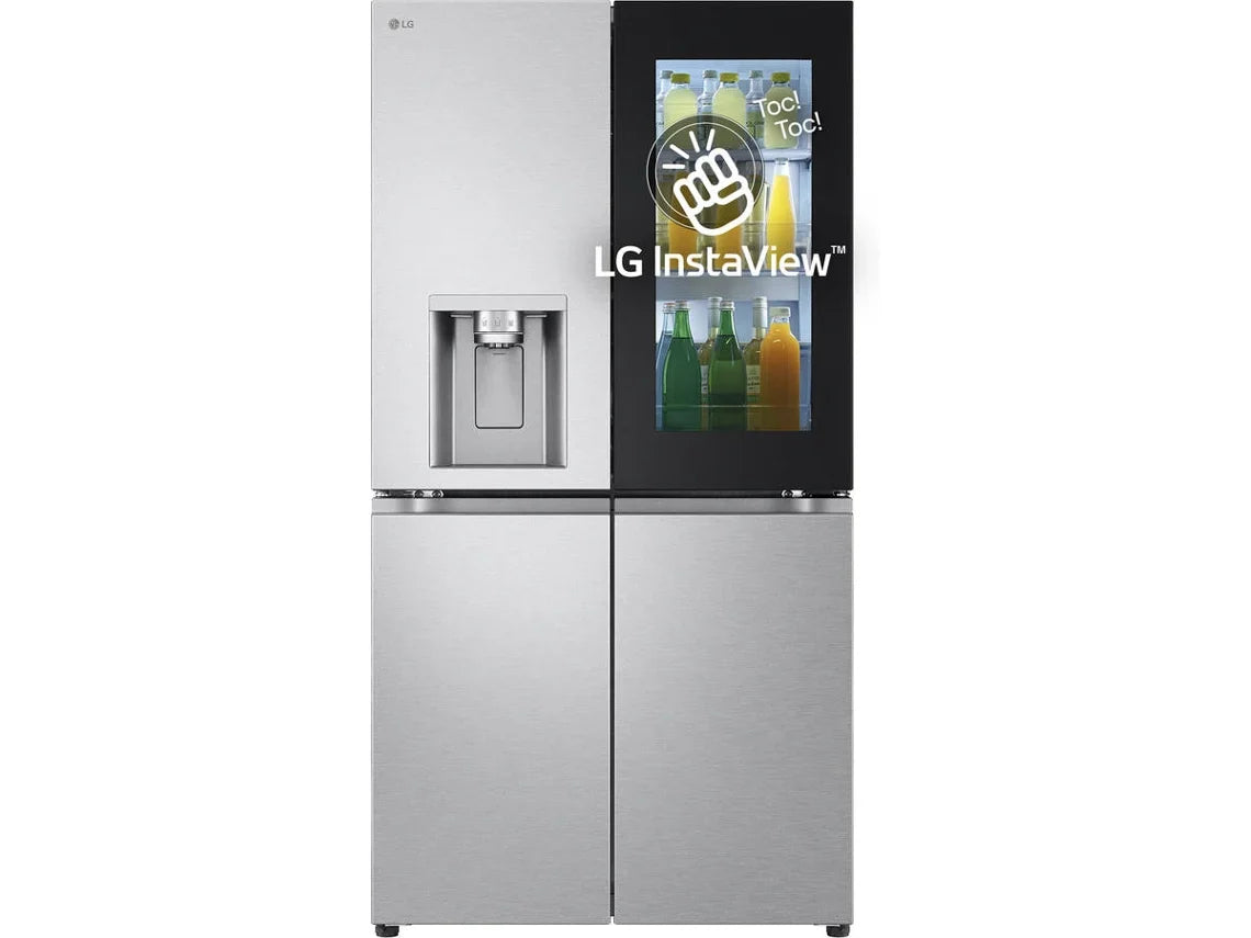 Frigorífico Americano SBS LG GMG960MBJE INSTAVIEW DOOR (No Frost - 179.2 cm - 638 L - Inox)