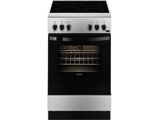 Cocina ZANUSSI ZCV550G1XA (54 L - Eléctrico de Vitrocerámica - Inox) 50x60