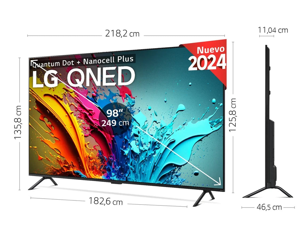 TV LG 98QNED89T6A (QNED - 98'' - 249 cm - 4K Ultra HD - Smart TV)