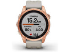 Reloj Deportivo GARMIN Fenix 7S Solar (Bluetooth - Hasta 14 días de autonomia con Energia Solar - Gris y Rosa)