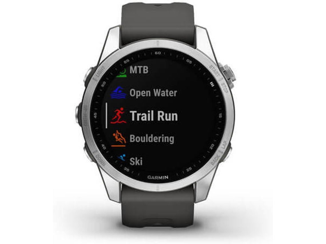 Reloj Deportivo GARMIN Fenix 7S (Bluetooth - Hasta 18 días de autonomia - Gris)