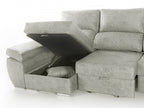 Chaiselongue Reversible Indico Plata Izquierda