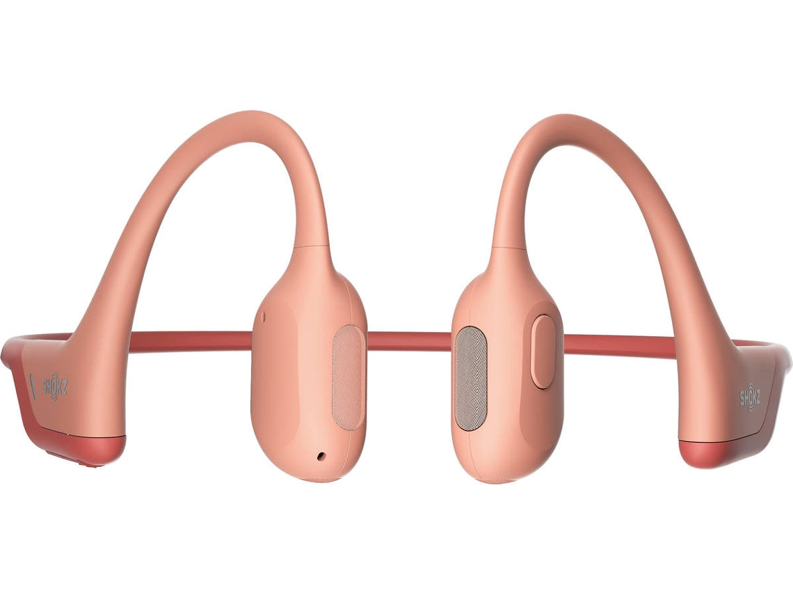 Auriculares Bluetooth Multipoint SHOKZ Openrun Pro (Open Ear - Micrófono - Rosa)
